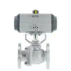 Pneumatic Fluorine Lined Stainless Steel Ball Valve